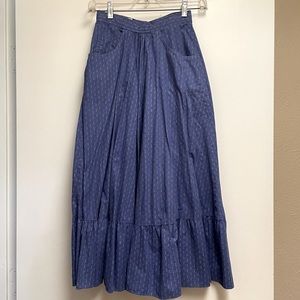 Vintage 1980s prairie skirt